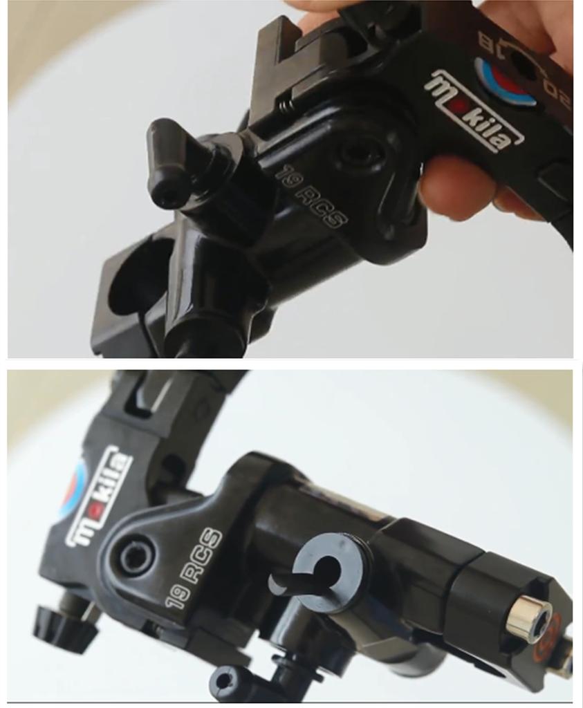 Pair Motorcycle 19 Rcs Brake Master Cylinder Cable Clutch Radial Brake Pump 22mm 7/8'' Universal