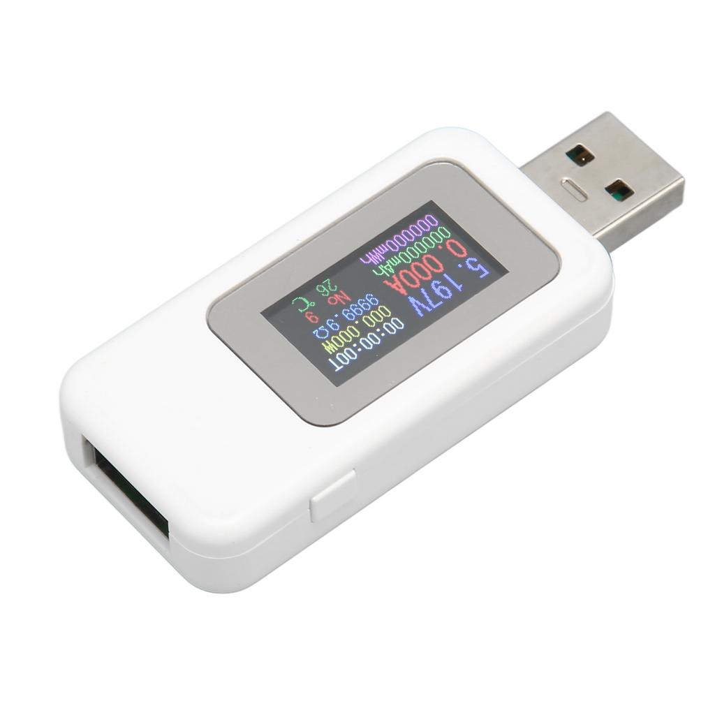 USB Тестер 0‑6.5A Ток 4‑30V Напряжение Цветной Дисплей USB Тестер Мультиметр для Мобильного Телефона