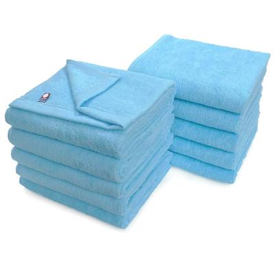 Beauty Imabari Towel Commercial Face Towels Set of 10 Murakami Towel M Color 34x86cm For Beauty Salons 100 Colors Lightweight and Thin Sky (№07 Синий)