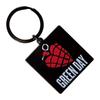 Green Day Grenade Logo Keyring
