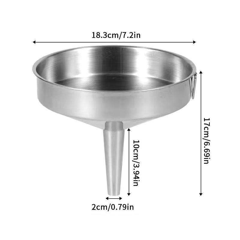 Металлическая воронка для консервирования, кухонные инструменты, кухонные аксессуары, воронки с широким горлом, воронка для бара, вина, пива, масла, колба