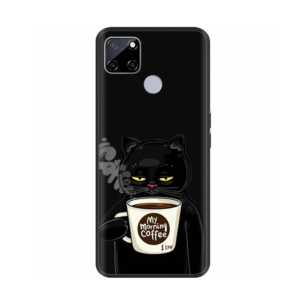 Shockproof Cover For Realme C25 C25s Coque Realme 7i RMX2193 Soft Silicone Fundas Phone Case For OPPO REALME C12 Cover Bumper