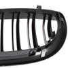 BMW 3 E46 01-05 Coupe / Cabrio Grille Between Headlights (Kidney) Left + Right Set, Black Glossy Double Bar