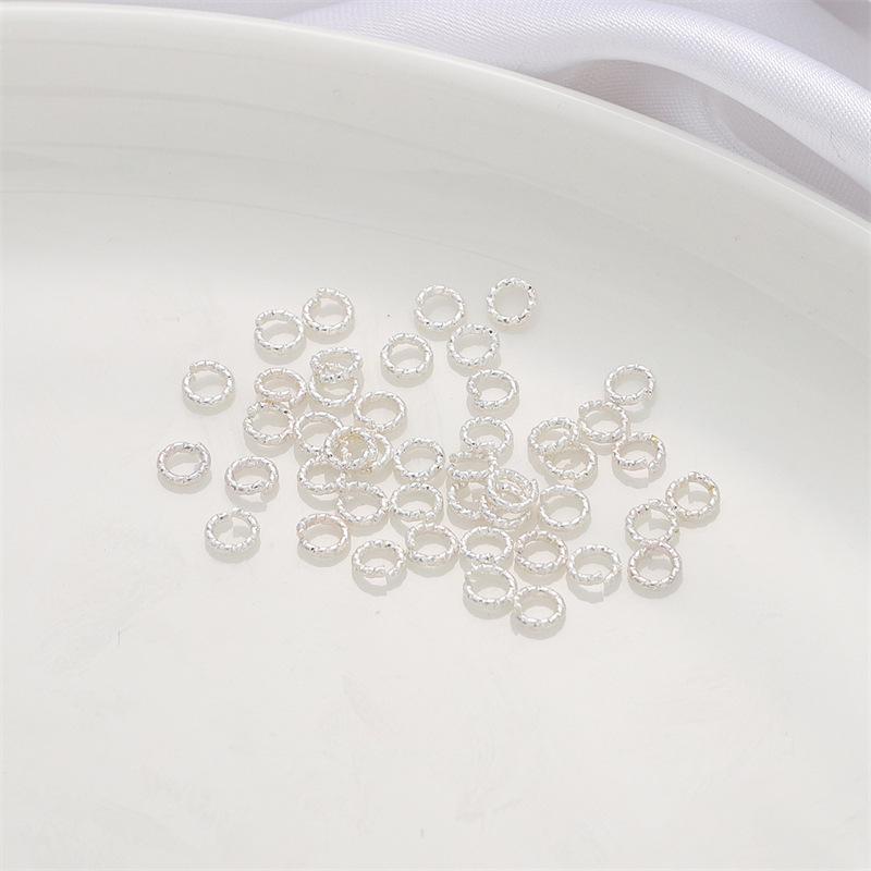 Кольцо-твист из золота 14 карат для изготовления ювелирных изделий - Дистанционная вставка с закрытым/открытым резьбовым дизайном