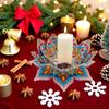 Подсвечник «Лотос» DIY Алмазная мозаика Настольные украшения Алмазная живопись Настольные украшения для взрослых новичков Декор для дома и офиса