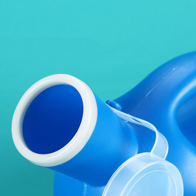 Toilet Supply For Outdoor 2000Ml Plastic Male Bed Potty Pee Bottle Collector With 160Cm Tube Portable Pee Urine Bottle