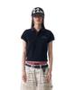 AAKAM Crack Printed Pk T-Shirts (Black)