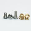 Brass Heat Set Insert Nut Bolt Kit Thread Embedment Copper Nuts and 304 Stainless Steel Hex Socket Screw Hot Melt M2 M2.5 M3 M4