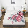 Fitted Sheets With Elastic Band Mattress Cover 3D HD Printed Bedsheet Bed Sheet Linens 160X200/90x200 Bedding Flowers Butterfly
