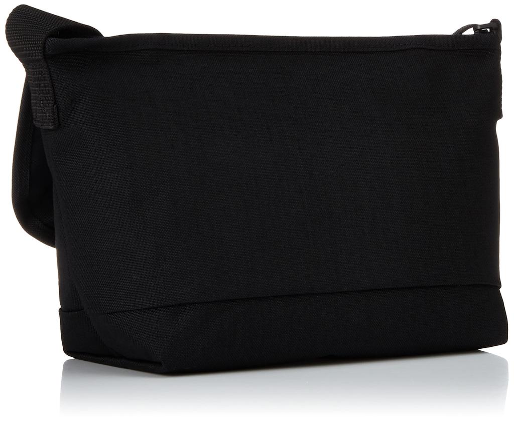 Оригинальная сумка-мессенджер из нейлона JRS с клапаном и карманом на молнии MP1605JRSFZP черного цвета [Manhattan Portage] [Официальный]