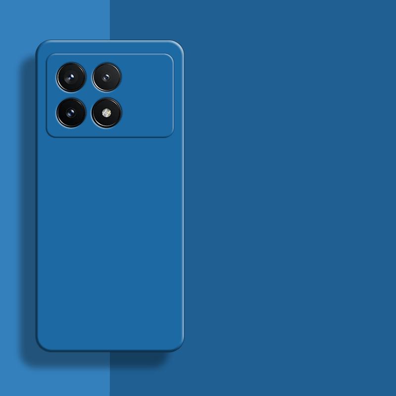 Для POCO F6 Pro Чехол для POCO F6 Pro 5G Чехол 6,67 дюйма Оригинальный жидкий силиконовый резиновый противоударный бампер для Xiaomi POCO F6 Pro