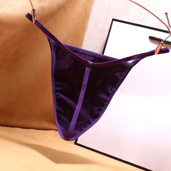 Мужские стринги U-образной формы с низкой посадкой, однотонные, U-образные с открытыми бедрами, нижнее белье для дома