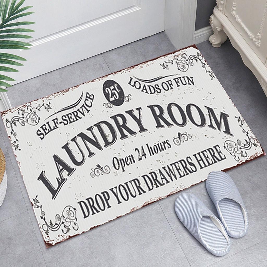 Ковер для прачечной, противоскользящие фермерские дома, кухонные коврики, декоративные аксессуары для ванной комнаты, прачечной