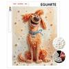 DIY Colorful Pearl Diamond Painting Cute Dog Kit Pearl Decoration Office Wall Decor