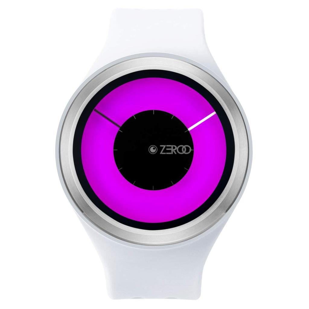 Часы ZEROO, которые меняют цвет в зависимости от угла зрения MAGIA AURORA Quartz Silicone [ZERO] ® [Оригинал] (W00801B01SR01)