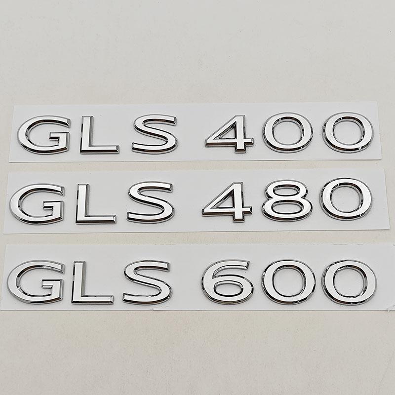 For Mercedes Benz GLS Class GLS400 GLS480 GLS600 Trunk Letter Emblem Badge Logo Car Styling Sticker Accessories Replacement AR1