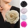 Fabric Artificial Rose Flower Patch 27CM Chest Flower Fashion Brooch