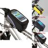 Cycling Handlebar Bag With Touch Screen Compatibility For Mountain Biking