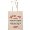 Tote bag - PLANETEE - Une Marie-Paule Aussi Géniale - Coton Fairtrade - Imprimé en France - Réutilisable