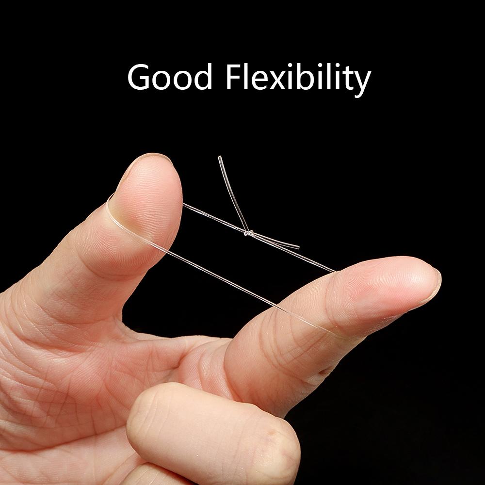 1 Roll Round Transparent Fish Wire Elastic Wire Crystal Line DIY Beaded Elastic Rope Jewelry Accessories Wholesale