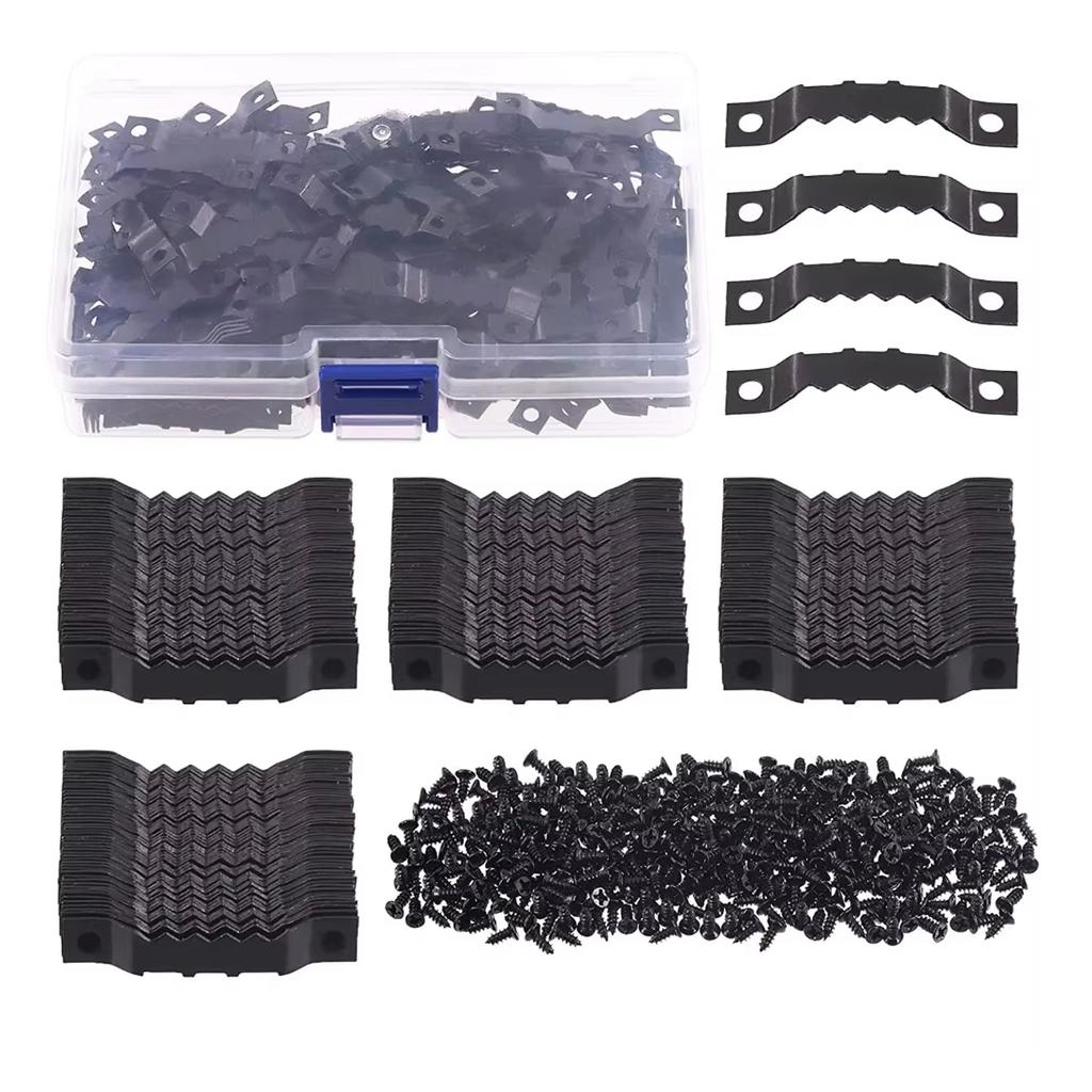 Sawtooth Picture Frame Hanger Hanging Photo Wall Oil Painting Mirror Saw Tooth Hooks with Screws