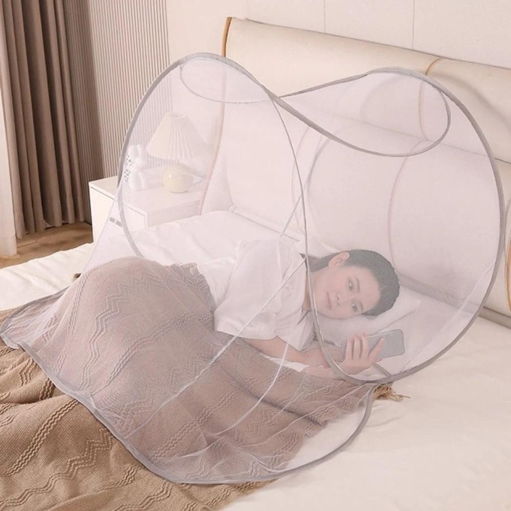 Adjustable Face Head Mosquito Net High-Density Mesh Mosquito Net Stand Mosquito Bar Frame Camping