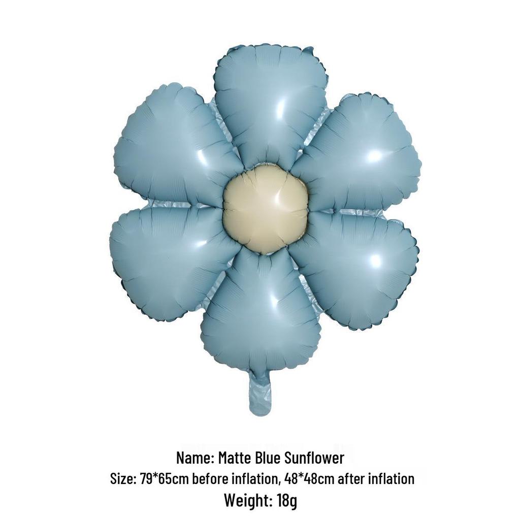 Cute Matte Frosted Teddy Bear & Rainbow Aluminum Balloons for Kids' First Birthday Decorations