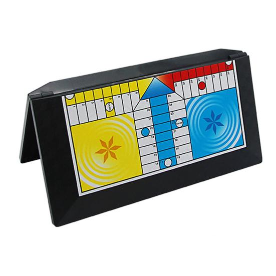 1 набор для 4 игроков, летающие шахматы, складная шахматная доска, 16 шахматных фигур, игральные кости, дорожная игра для детей, взрослых, семейного вечера, интерактивная классическая стратегическая игра