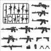 Военный строительный блок Кукла Оружие Аксессуары Части оружия Детали Детские игрушки Сборка Строительный блок