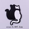 Cartoon Patch Animal Embroidered Patches For Clothing Cat Dog Patch Iron On Patches For Clothes Sticker On Clothes Hook Loop