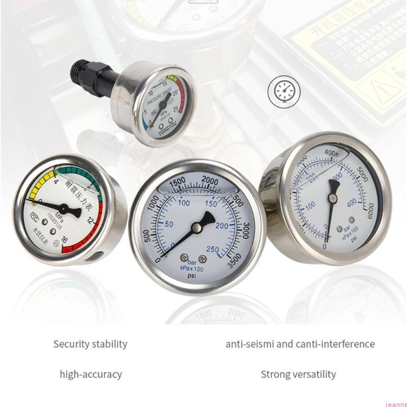 Pressure Washer Gauge with M14 Quick Connect Pressure Gauge for High Pressure Washer Car Wash- Machine Pump