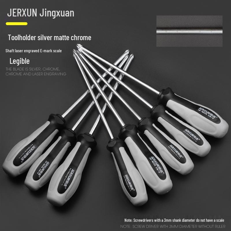 Jingxuan Multifunctional Magnetic Screwdriver Set: Phillips, Slotted, Torx, Super Hard for Electricians