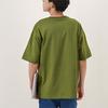 New Balance Мужская футболка с опущенными плечами, зеленая, AMT22353-GEH