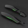 2Pcs Bicycle Fender, Reflective Waterproof Mud Guard for MTB & Road Bikes (24/26/27.5-inch)