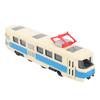 Alloy Train Model Funny Light Music Open Door Simulation Train Toy for Kids Toddler Boys Girls