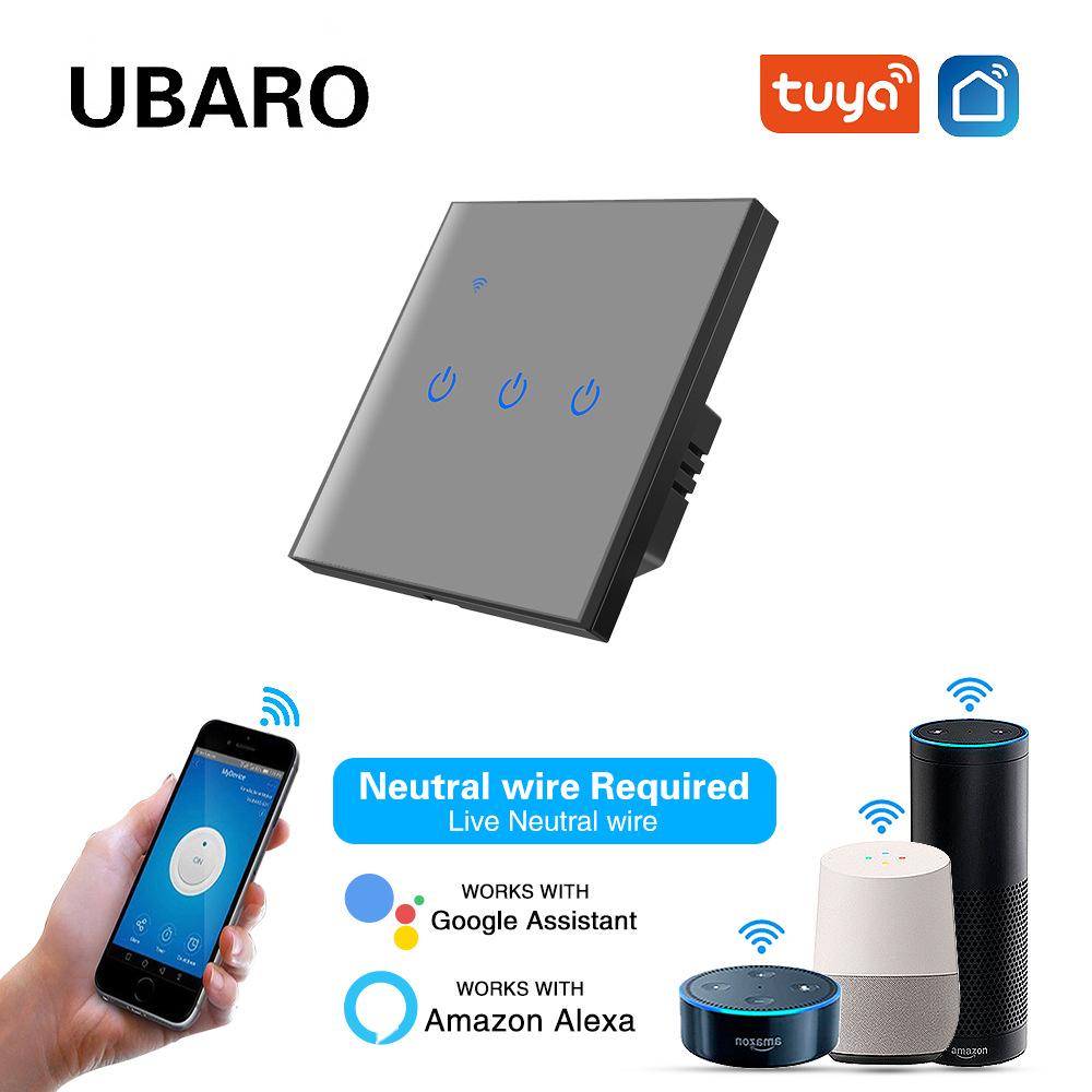 Умный выключатель Zero Fire Тип 86 Zigbee: Стальная или стеклянная панель, Пульт с голосовым управлением Alice.