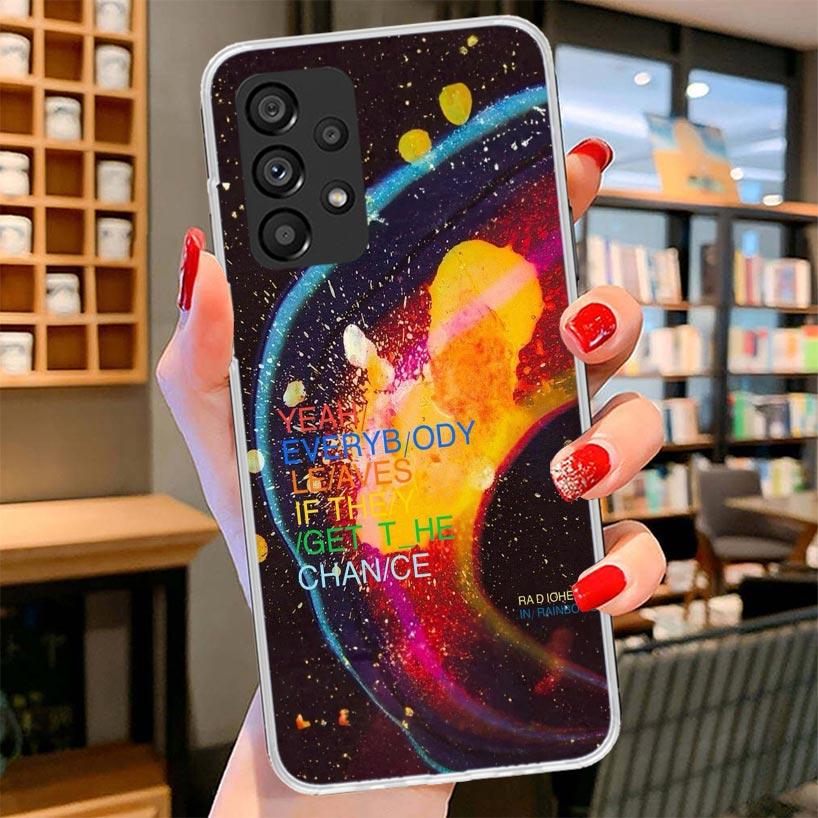 Чехол для телефона R-Radiohead For Samsung Galaxy A12 A22 A32 A52 A72 A02S Чехол для телефона Note 20 Ultra 10 S10 Plus A51 A71 A50S A20S A
