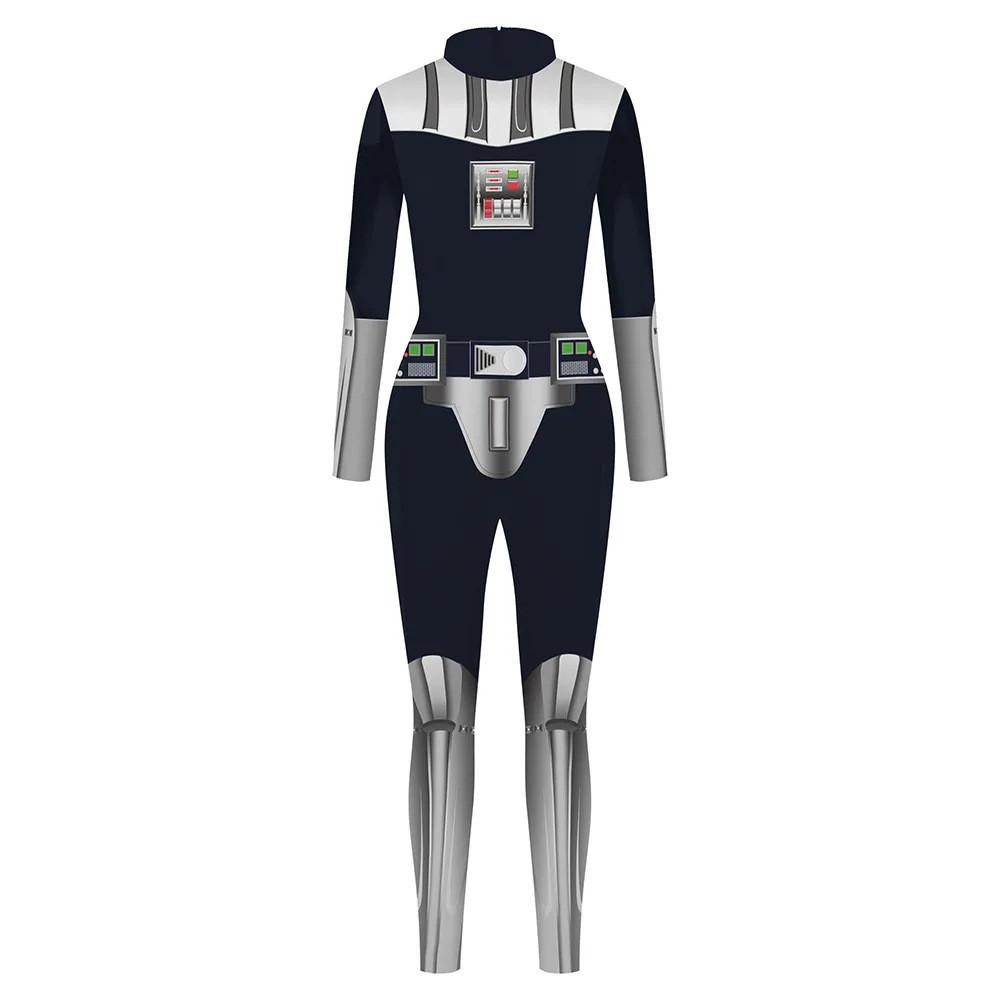 Star Wars Darth Vader Cosplay Jumpsuit With Polyester And Spandex For Halloween And Stage Performances