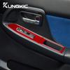 Наклейка для Subaru Impreza STI 2002 2003 2004 автомобиля, панель переключателя подъема окна, кнопка панели, накладка из настоящего углеродного волокна