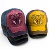 Men Bull Head Embroidery Baseball Cap Cotton Vintage Snapback Hip Hop Caps Fashion Casual Hat For Women Summer Brand Hat