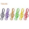 100Pcs Music Note Paper Clips Treble Clef Design Strong Clamping Force Music Page Holders Office School Supplies