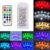 Remote-Controlled LED Waterproof Multi-Color Light for Diving, Fish Tanks, Vases, Candles, Tea Lights, and Pumpkins