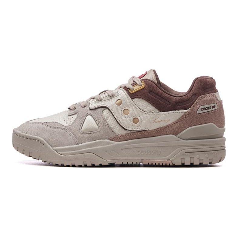 SAUCONY Кроссовки Cross 90 Retro Нескользящие Прочные Низкие Унисекс Кроссовки Коричневые S79035-13(S-BOX)