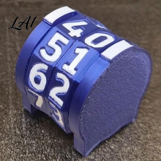 Manual Score Counter 3D Printed Rotational Counter 2-Digit Wheel Rotary Intuitive Tracker Life Tool for Board Card Game