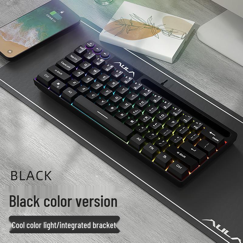 Мини-проводная бесшумная игровая клавиатура Tarantula F3061 для ноутбуков и офисов