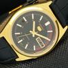 ВОССТАНОВЛЕННЫЕ ВИНТАЖНЫЕ ЧАСЫ SEIKO 5 AUTO 6309A JAPAN MENS DAY/DATE ЧЕРНЫЕ a309511-9