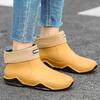 2025 Women's Cross-Border Fashion Waterproof Rain Boots - Short Tube, Off-Road, Thick-Soled, Lightweight Rubber Overshoes