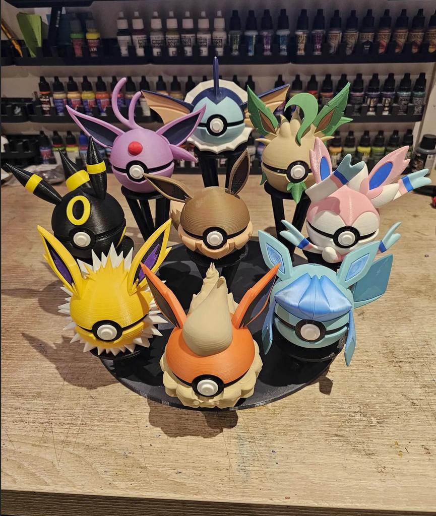 Покебол Форма Покемона Сфера Фигурки Модель Статуэтка Настольное Украшение 3D Печатная Модель Модная Игрушка Подарок-Сюрприз Коллекционная