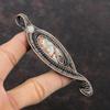 Ocean Jasper Pendant Copper Wire Wrapped Pendants Rainbow Moonstone Pendant Gemstone Jewelry Handmade Pendant Gift For Mother Copper Jewelry