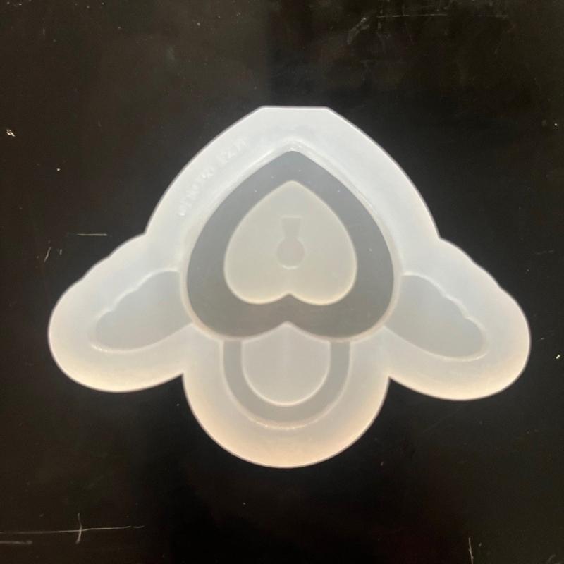 Брелок «Зыбучие пески» Формы из смолы Медведь Кролик Шейкер Силиконовая форма Изготовление уникальных украшений DIY Брелок Подвеска для ожерелья Форма